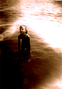 Sea photo at dawn - and me enjoying it