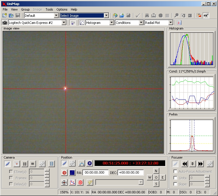 Telescope control software module